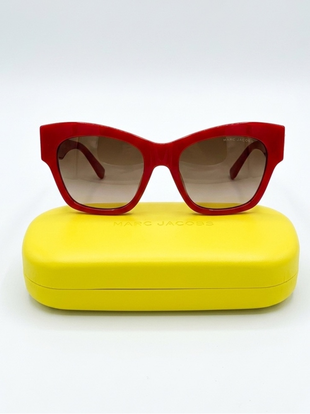 Marc Jacobs MARC 762/S Red Cat-Eye Sunglasses - Picture 3 of 8